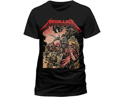 Tričko pánské METALLICA four horsemen