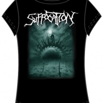 Tričko dámské Suffocation Green Tour 