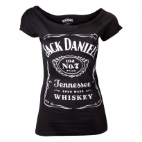 Tričko dámské JACK DANIELS classic scooptop