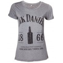 Dámské tričko Jack Daniels 1866 šedé
